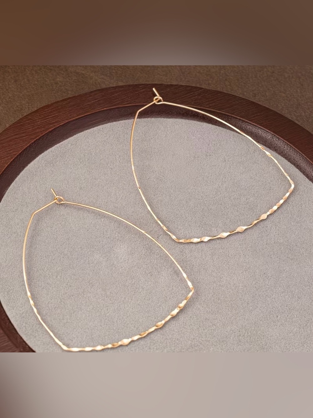 Gold plated earrings - Picture 3 of 4